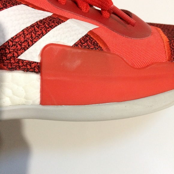 Adidas Marquee Boost Low 'Active Red' Sneakers - Picture 12 of 13